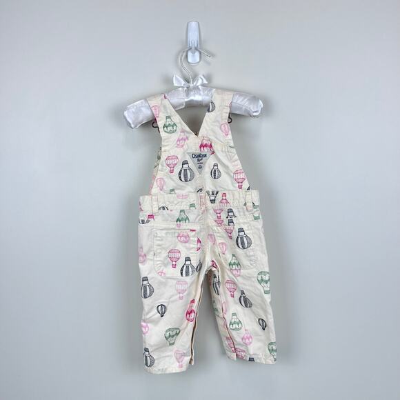 OshKosh B'gosh Hot Air Balloon Overalls 6 Months - Picture 1 of 6
